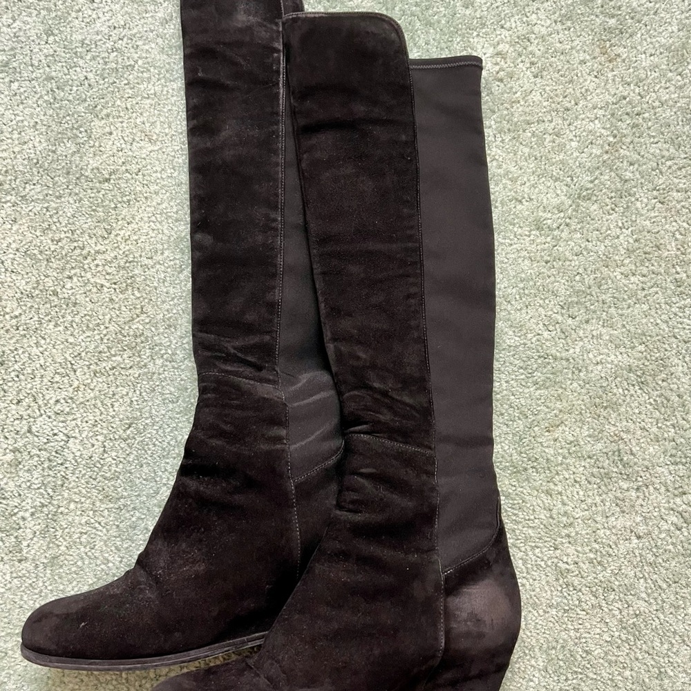 Stuart Weitzman Black Over the Knee Boots